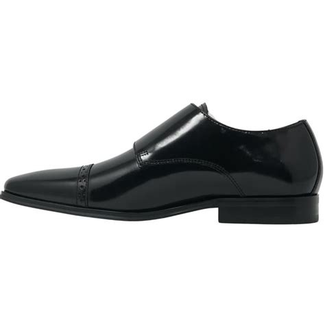 versace collection medusa logo single buckle monk strap black|versace la medusa.